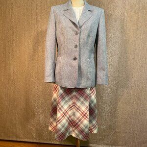 Evan-Picone Tailored Grey, Lined Jacket sz: 12